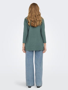 ONLY - LECO 7/8 LONG CARDIGAN JRS - BALSAM GREEN