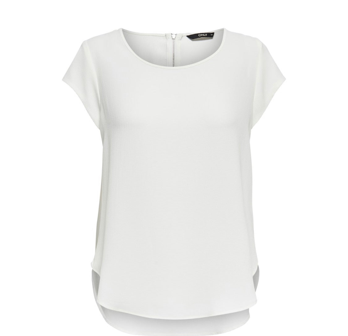 VIC TOP S/S WHITE