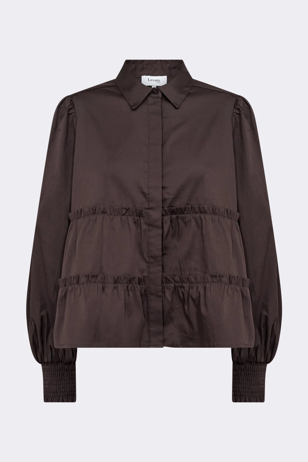 LEVETÉ ROOM - ISLA SOLID - 8250 DARK BROWN