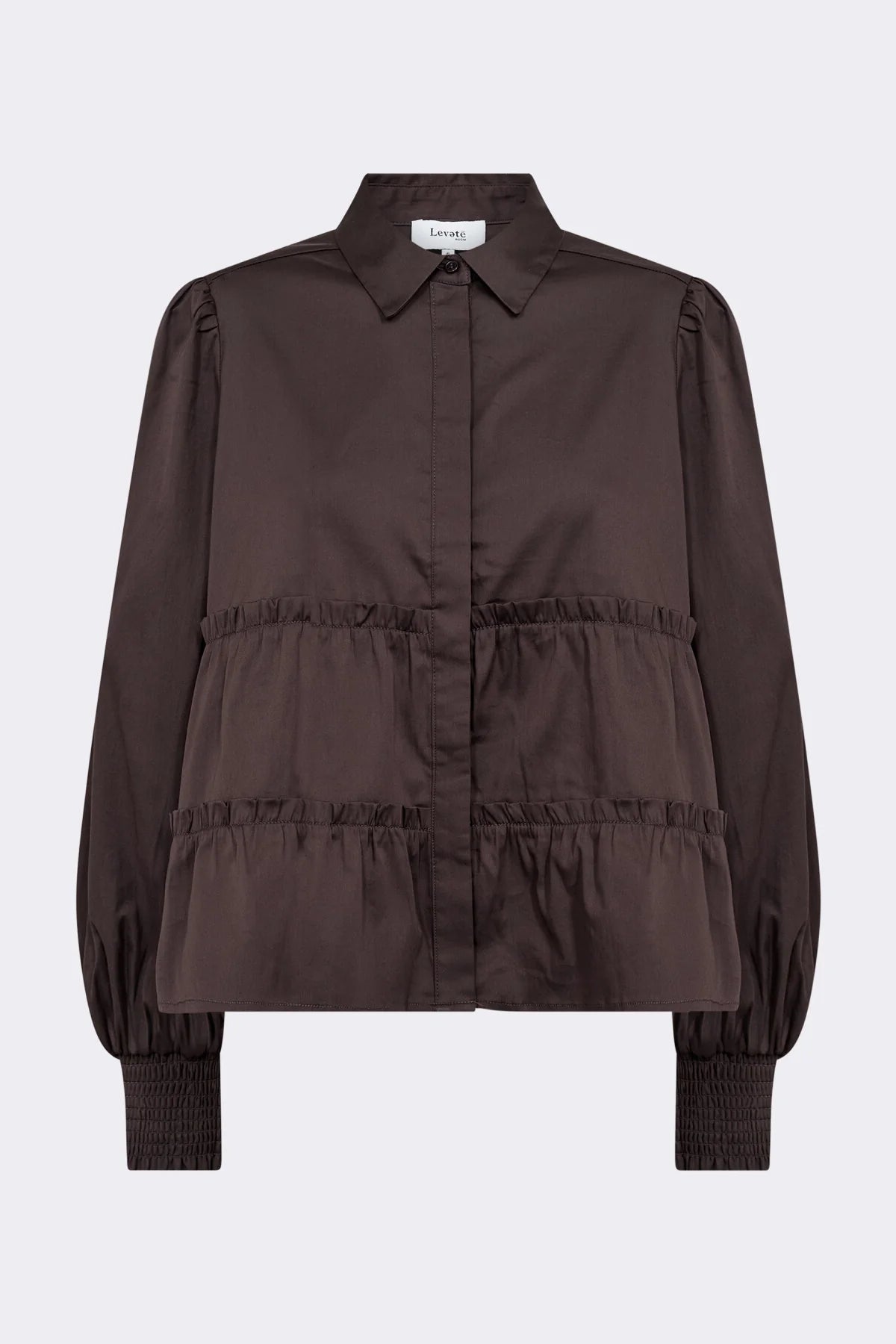 LEVETÉ ROOM - ISLA SOLID - 8250 DARK BROWN