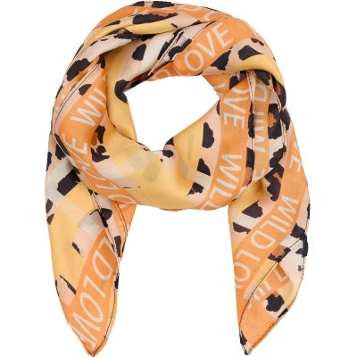 MARTA - JULINE SCARF - ORANGE/YELLOW