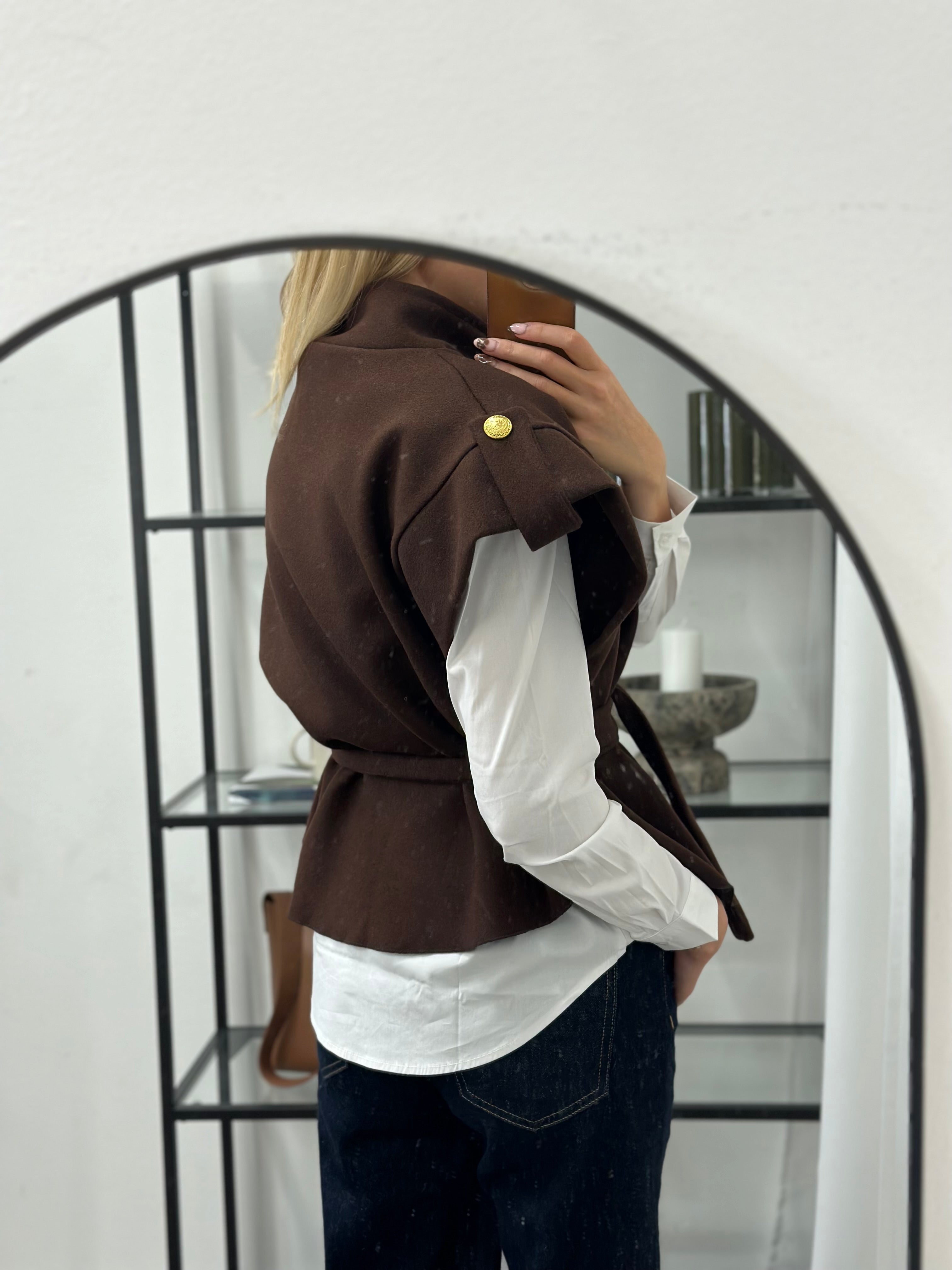 COSY HOUSE - VÄST - BRUN