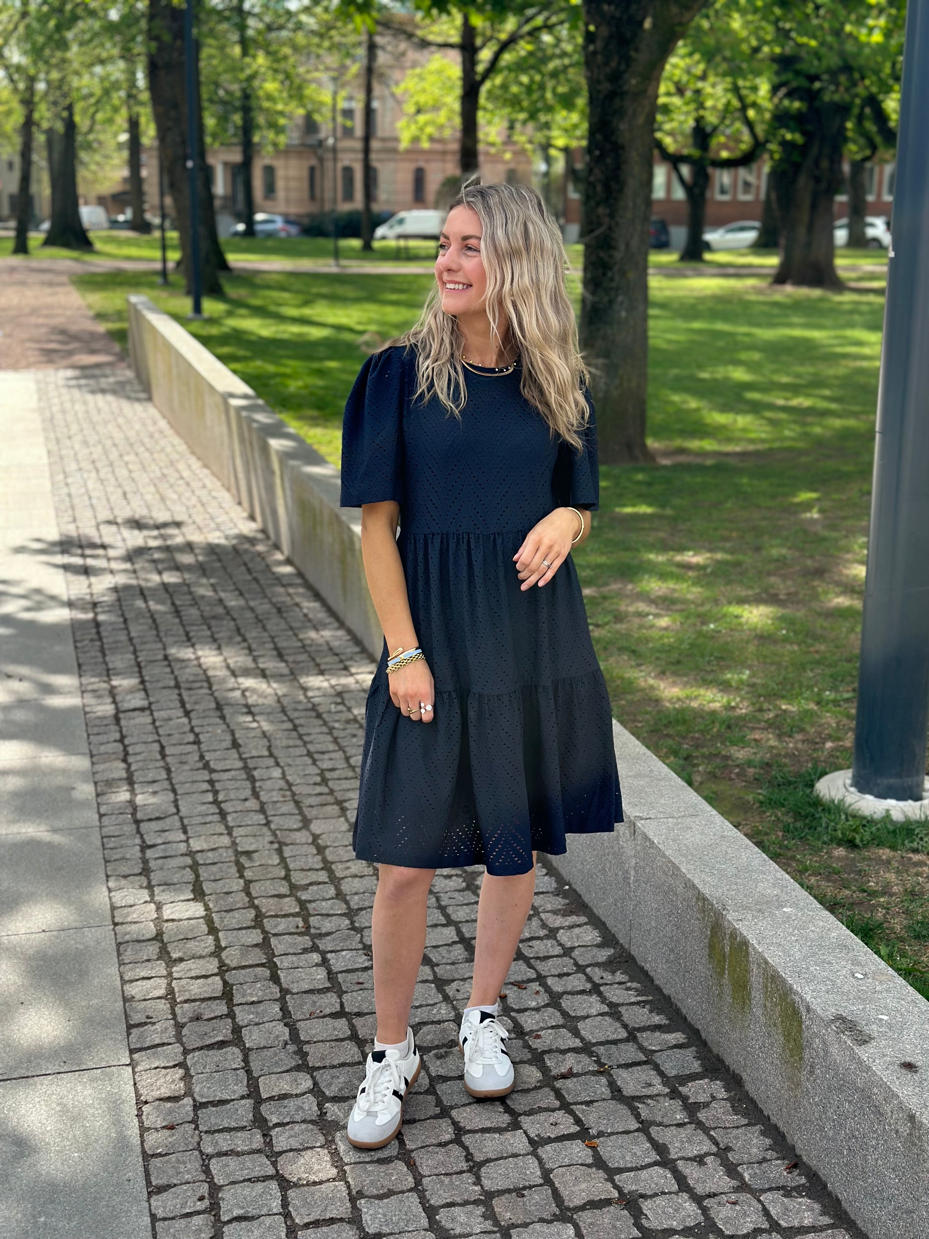 JDY - CARLA CATHINKA S/S DRESS - SKY CAPTAIN