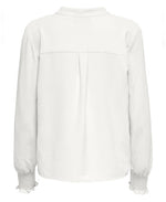 Ladda upp bild till gallerivisning, ONLY - METTE V-NECK LS SMOCK TOP - CLOUD DANCER
