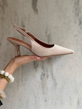 MARTA - KLACKSKOR P1523 - BEIGE