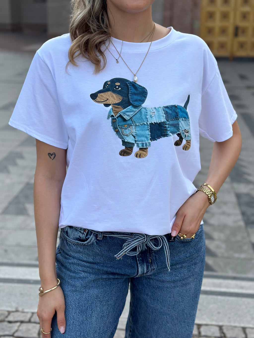 MARTA - INGE T-SHIRT 0532 - WHITE