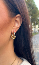 Ladda upp bild till gallerivisning, BOW19 DETAILS - KNOT EARRINGS - GOLD
