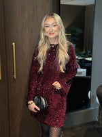 Ladda upp bild till gallerivisning, PIECES - KAM LS DRESS BACK BOW DRESS -
