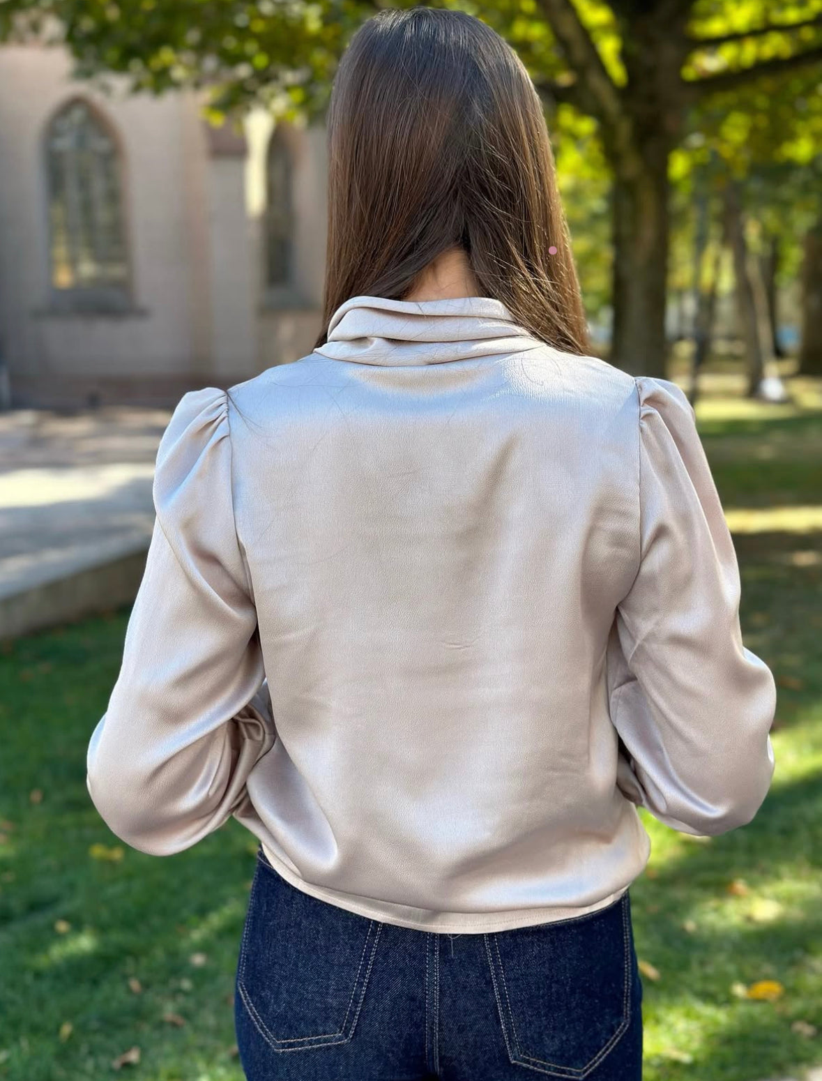VEROMODA - NINI CIA LS TOP - PUMICE STONE