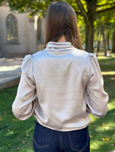 VEROMODA - NINI CIA LS TOP - PUMICE STONE
