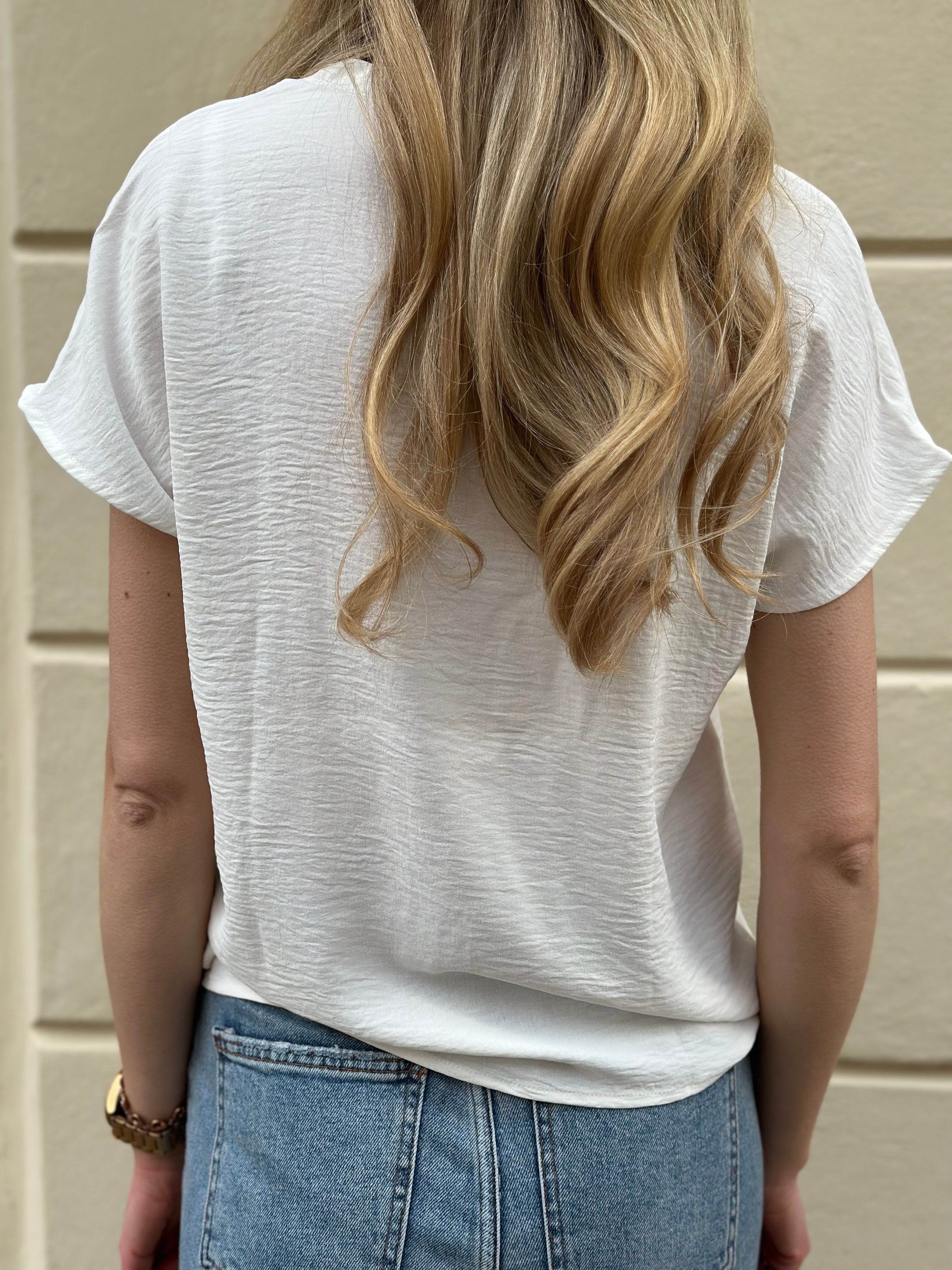 JDY - LION S/S TOP - CLOUD DANCER