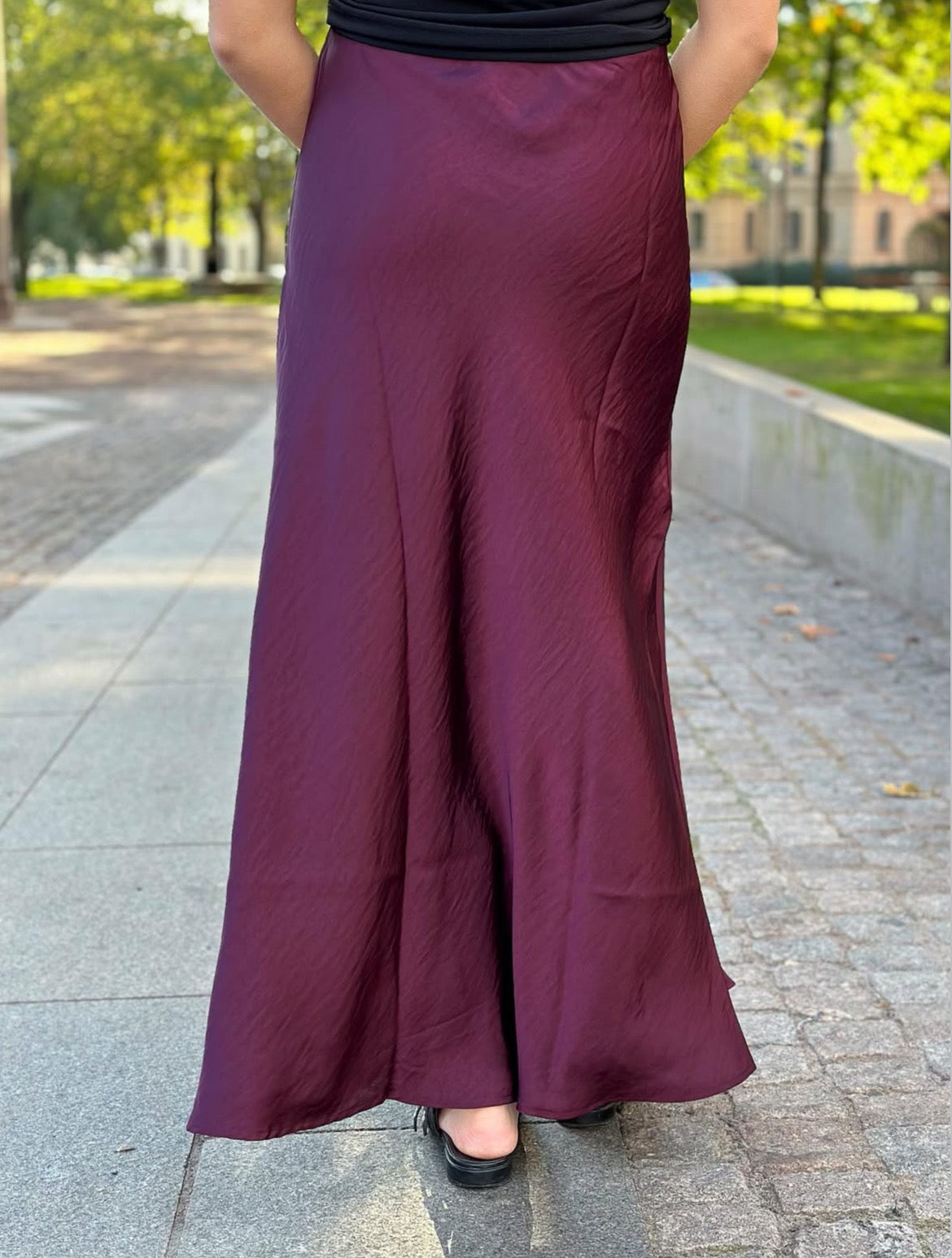 VEROMODA - LIVIA HW LONG SKIRT - FIG