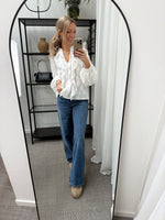 Ladda upp bild till gallerivisning, MARTA . BLOMBLUS 58221 - WHITE
