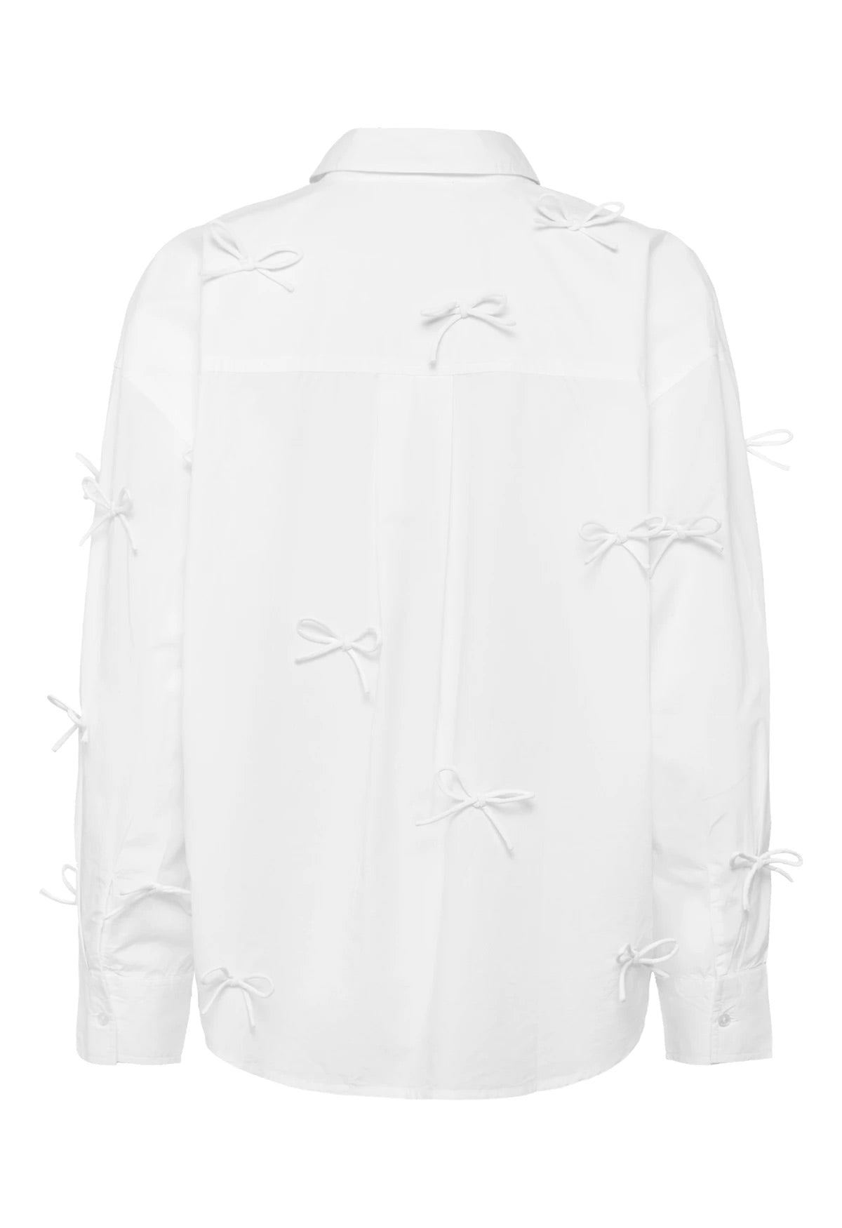 SOAKED - JOA BOW SHIRT - BROKEN WHITE
