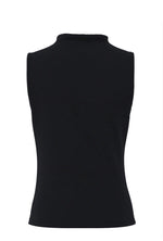 Ladda upp bild till gallerivisning, PIECES - MADISON SL DRAPED TOP - BLACK

