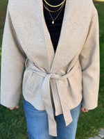 Ladda upp bild till gallerivisning, ONLY - AUGUSTA LIFE SHORT COAT - FUNGI/MELANGE
