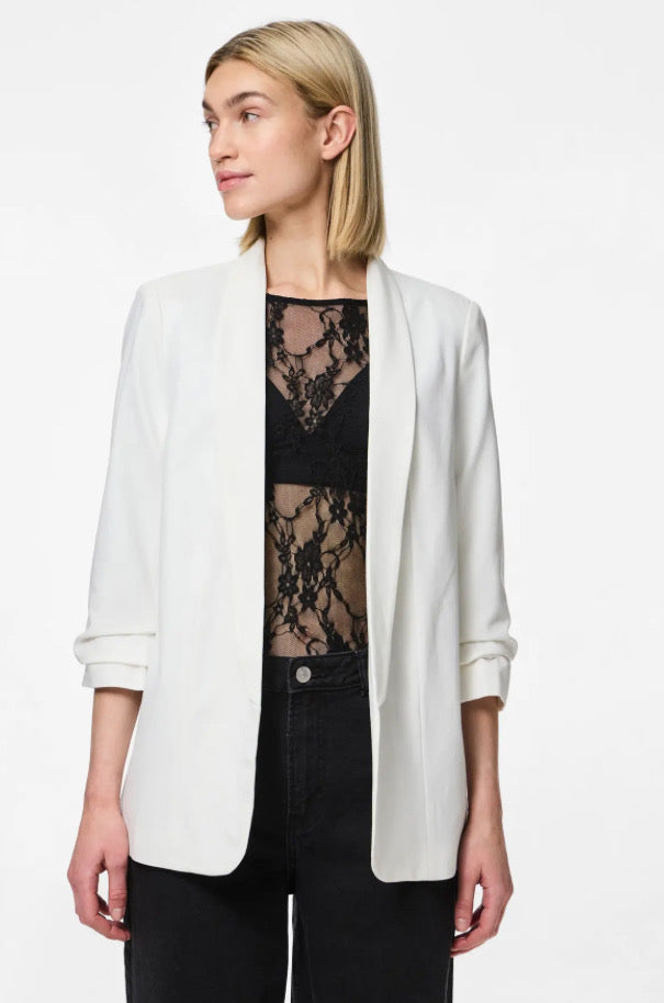PIECES - BOSELLA BLAZER - WHITE