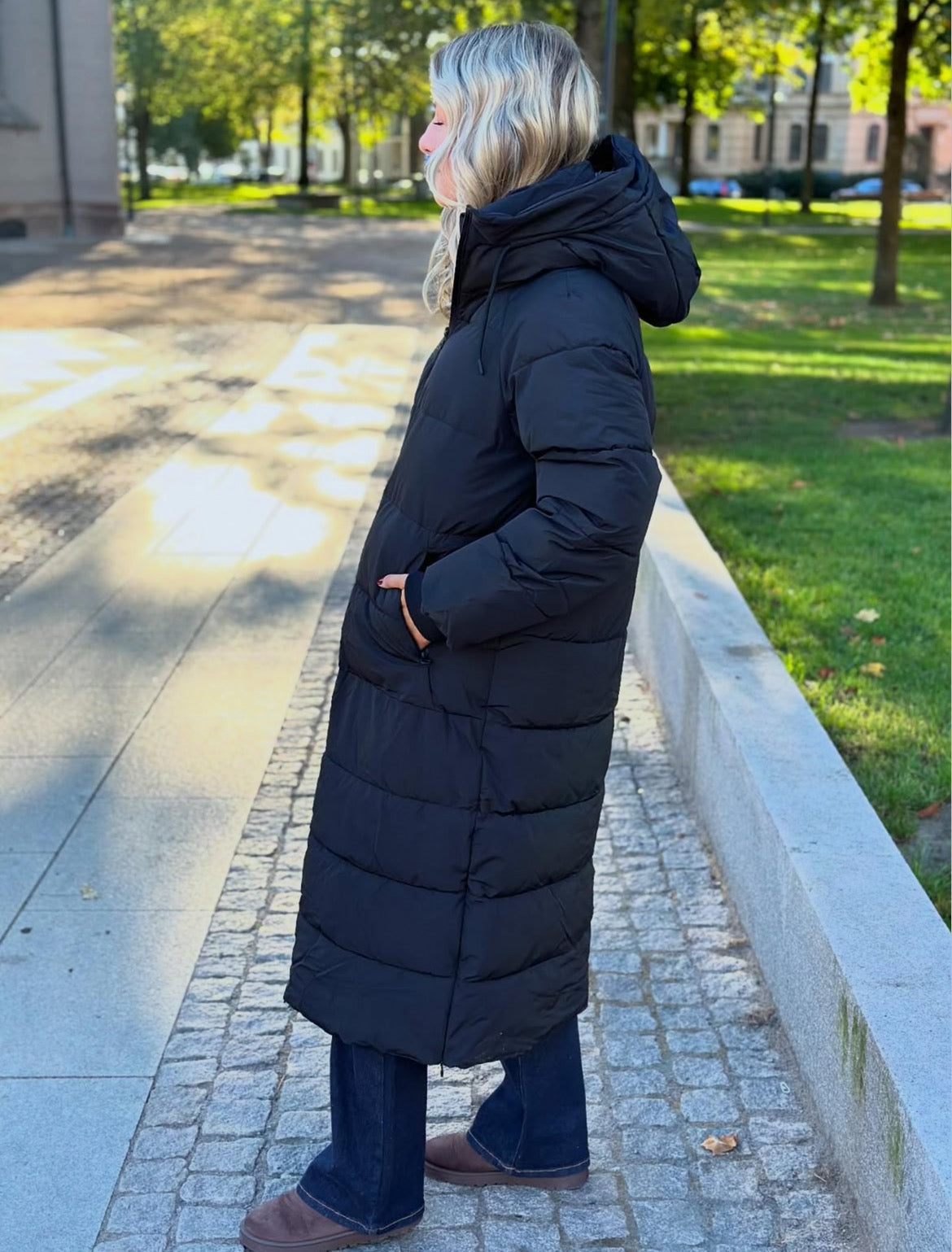 VEROMODA - LAURIE LONG COAT - BLACK