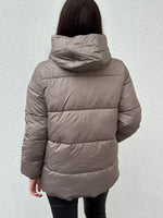 Ladda upp bild till gallerivisning, PIECES - MADDIE PUFFER JACKET - MOREL
