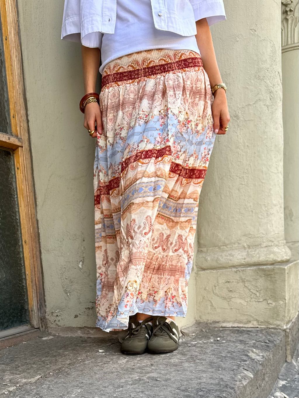 MARTA - SMOCKKJOL 5201 - BEIGE6534