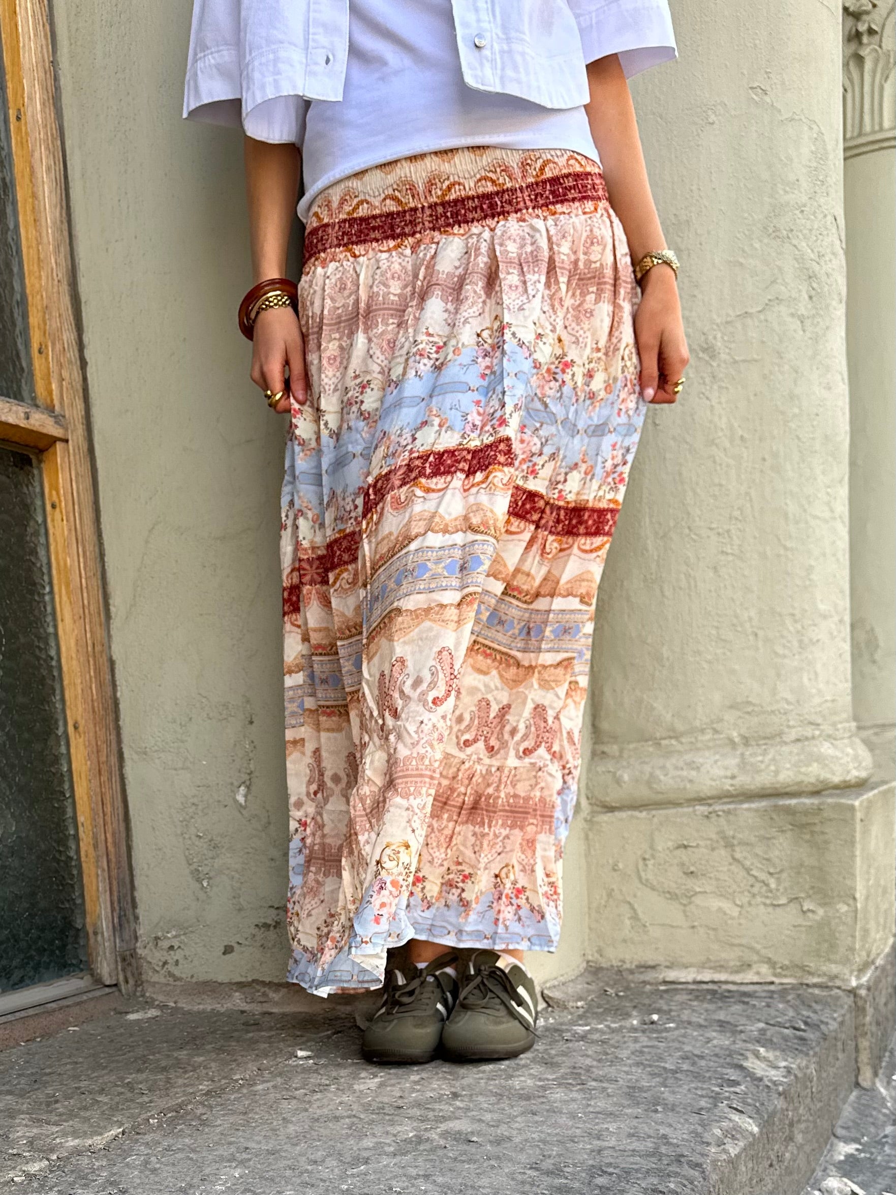 MARTA - SMOCKKJOL 5201 - BEIGE6534