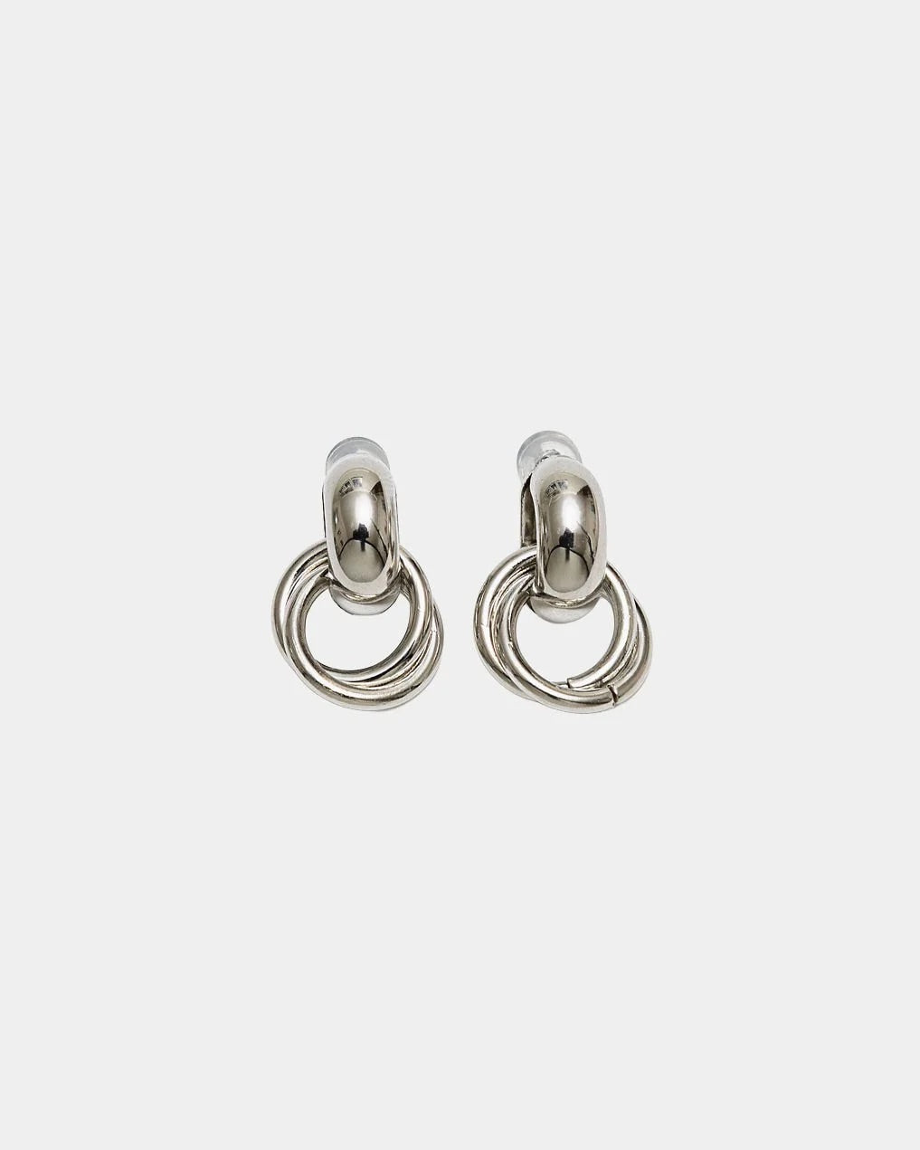 BOW19DETALIS - CLAUDE EARRINGS - SILVER