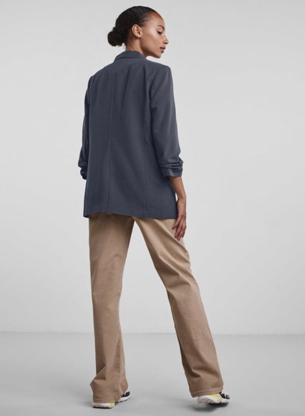 PIECES - BOSELLA 3/4 BLAZER - OMBRE BLUE