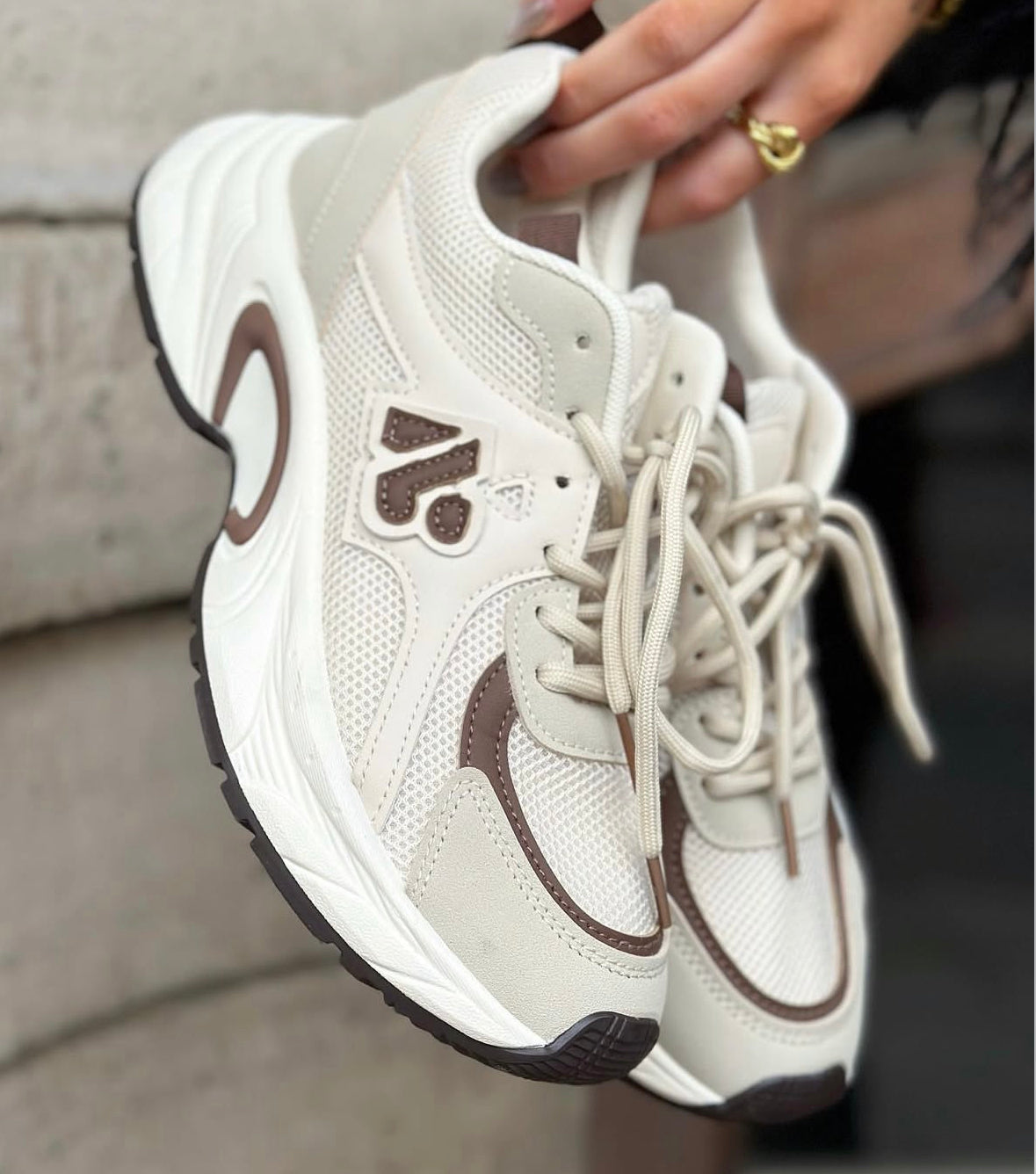 MARTA - SNEAKERS 1219 - BEIGE