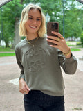 LEVETÉ ROOM - NUKA SWEATSHIRT 301742 - GREEN
