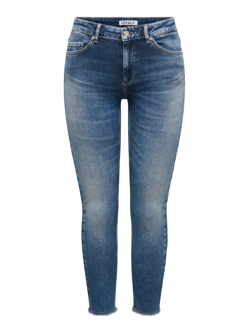 ONLY - BLUSH MID SK ANK RW 15376150 - DARK BLUE DENIM