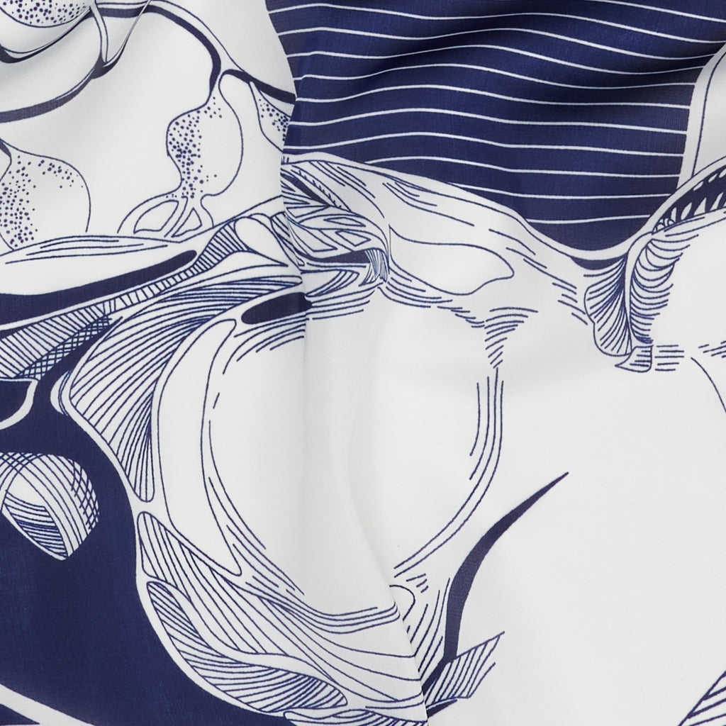 MARTA - JULINE SCARF - BLUE 31321-2