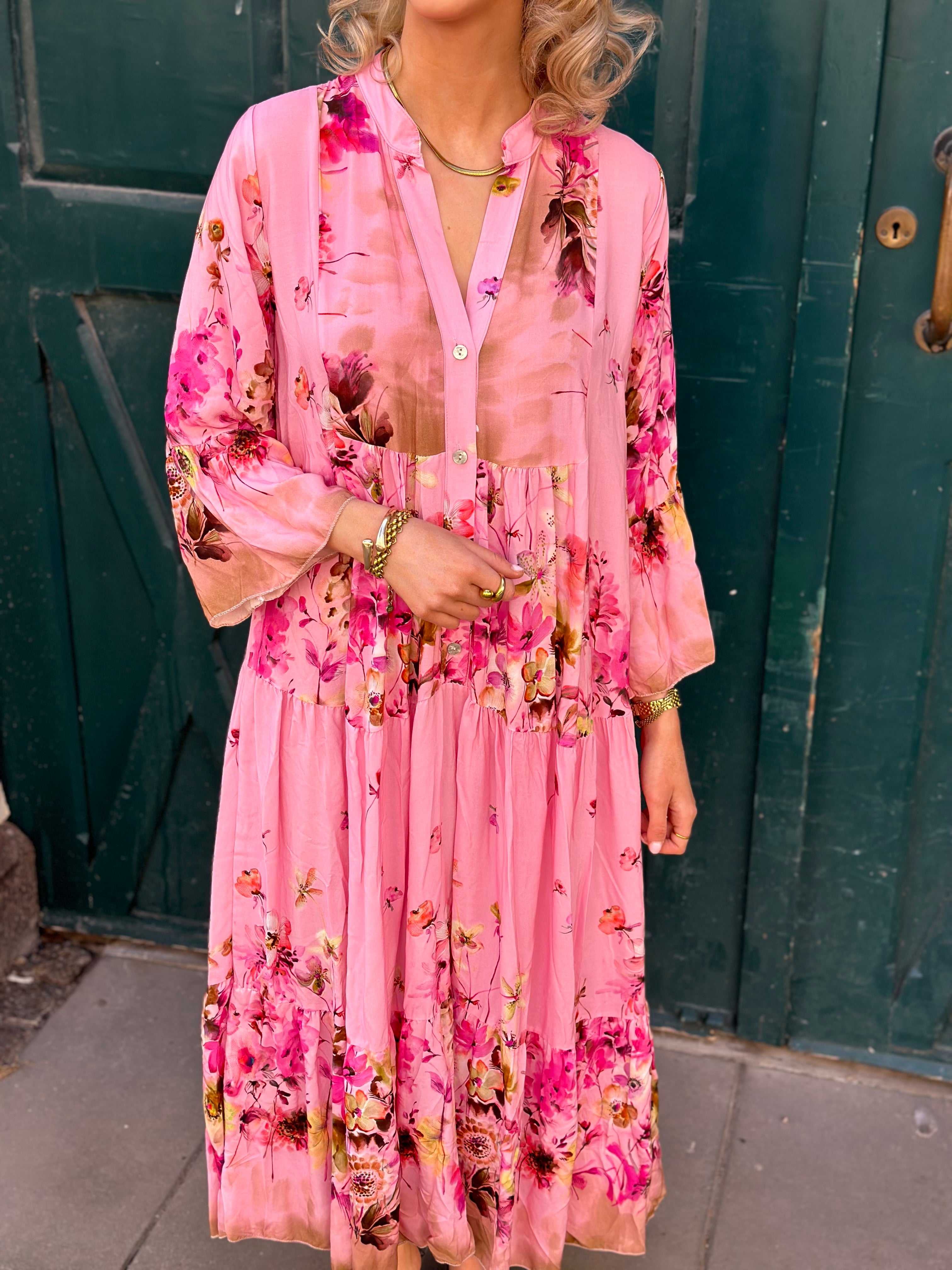 JÖRLEVIK - ZASSI WILDFLOWER DRESS - PINK