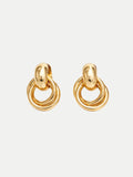 BOW19DETALIS - CLAUDE EARRINGS - GULD