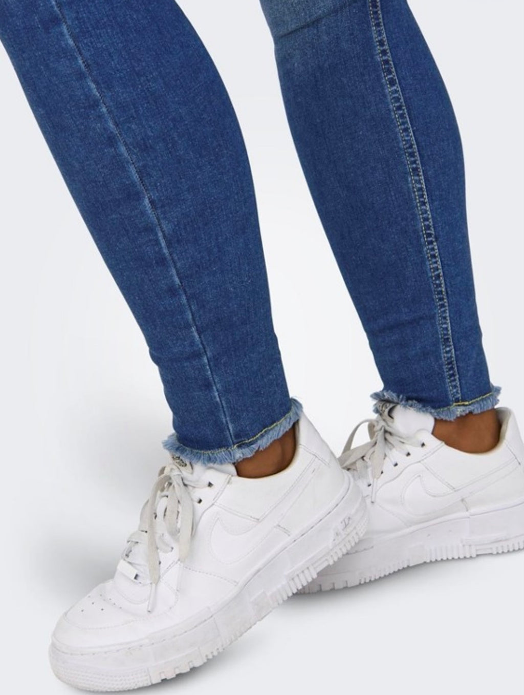 ONLY - BLUSH MID SK ANK RW DNM REA1319 - MEDIUM BLUE DENIM