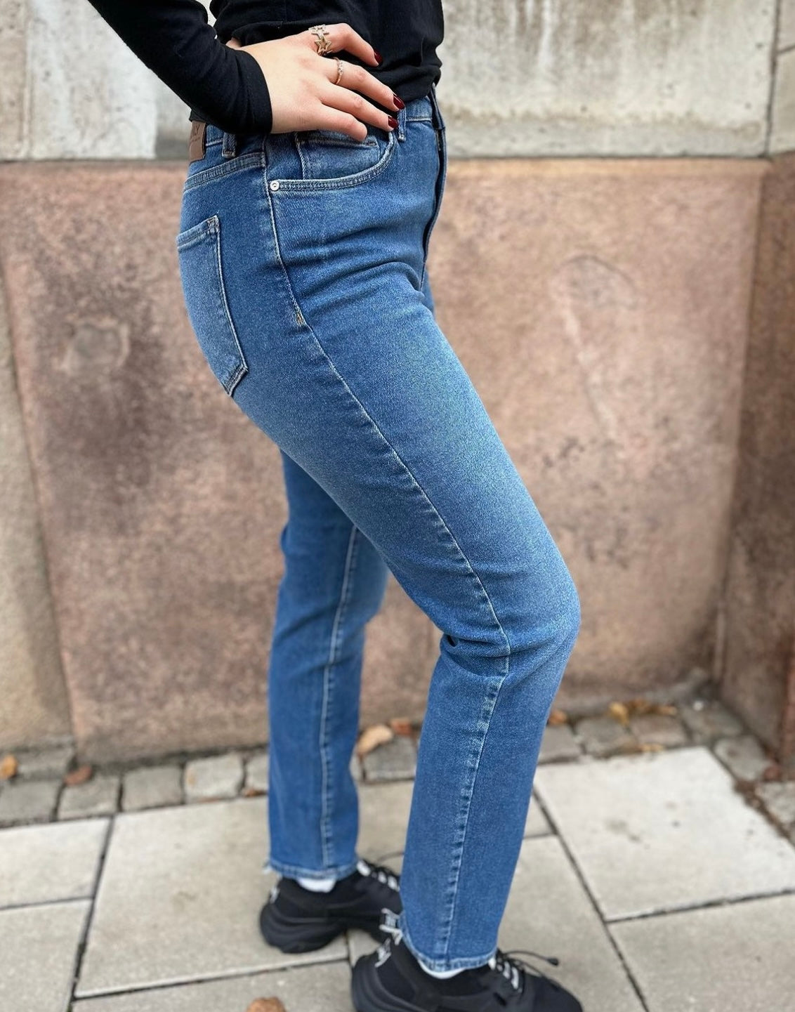 ONLY - EMILY STRETCH LIFE HW - MEDIUM BLUE DENIM