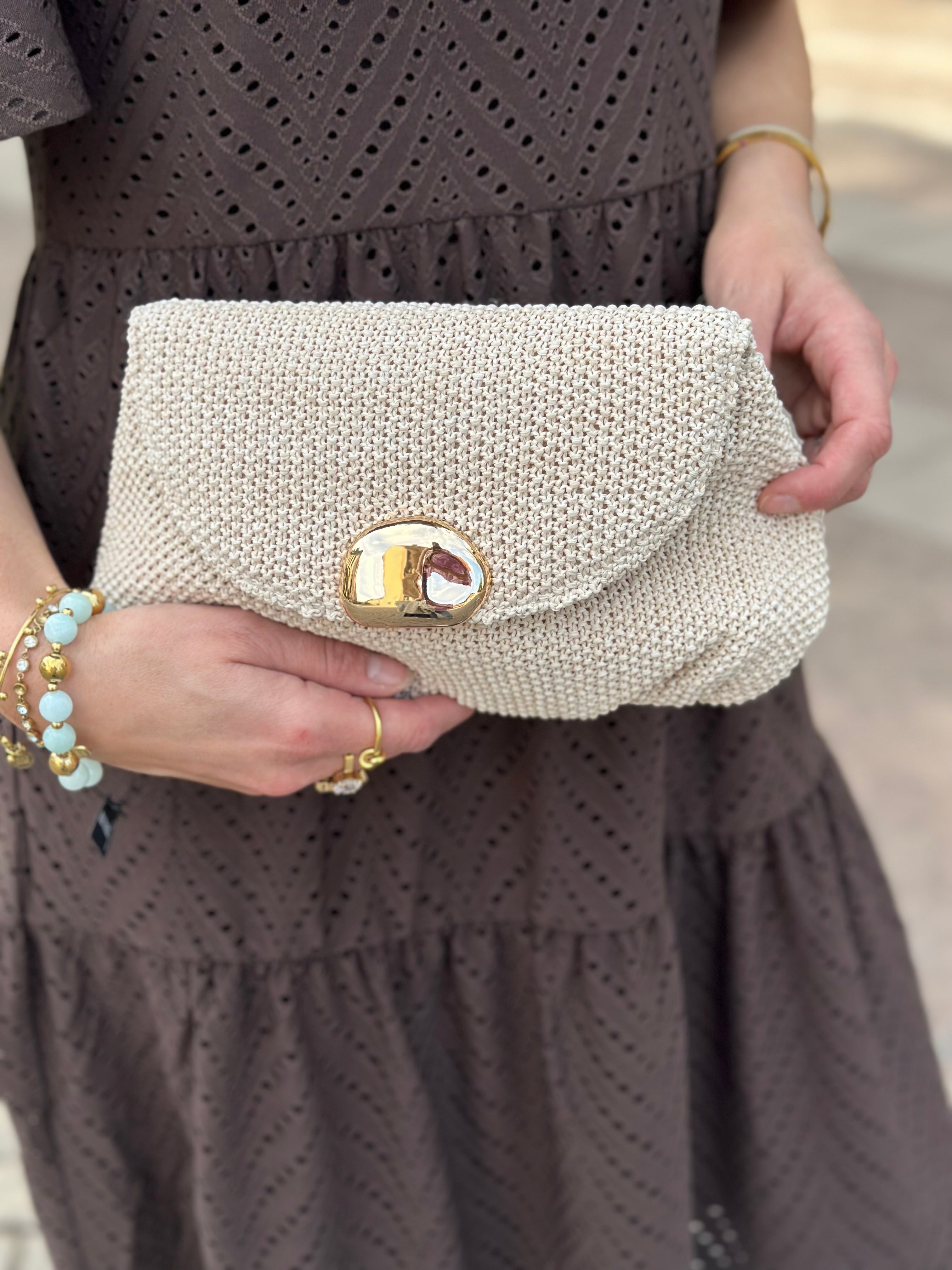 BOW 19 DETAILS - ELLIE BAG 3217-002 - CREAM