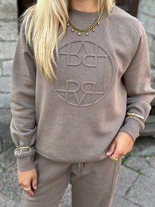 LEVETÉ ROOM - NUKA SWEATSHIRT- SAND BROWN