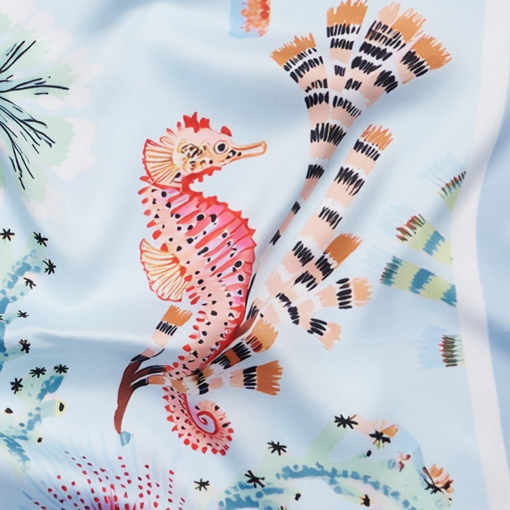 MARTA - FINJA SCARF - BLUE 3538