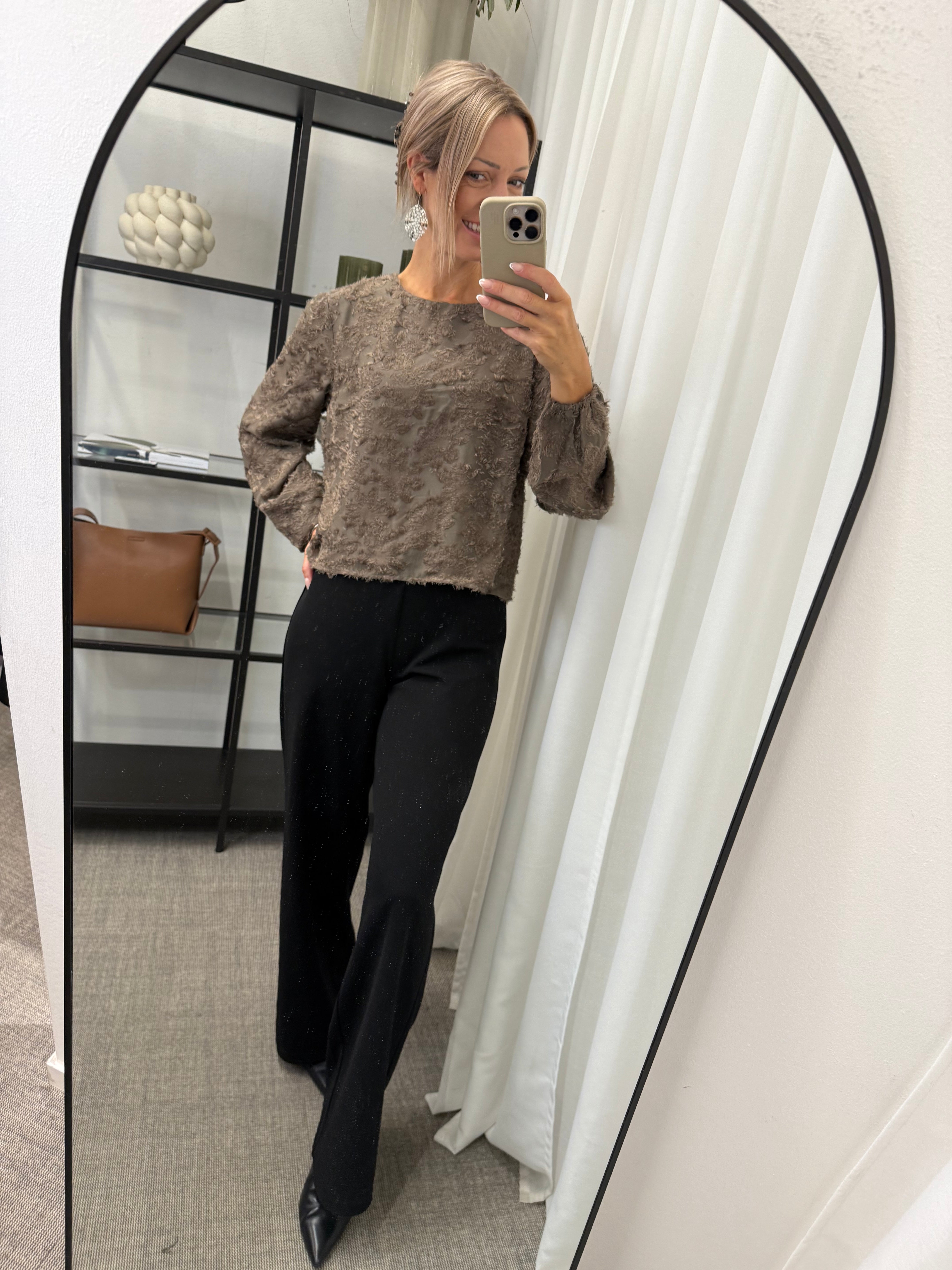 PIECES - MIARA LS TOP - MOREL