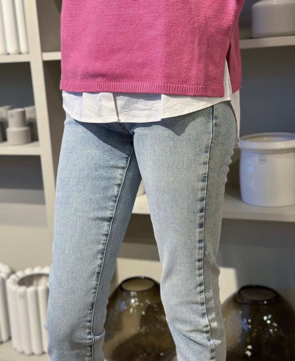 ONLY - EMILY STRETCH HW - LIGHT BLUE DENIM