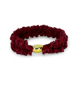 STELLA DETAILS - MAILINA VELVET HAIR TIE - BURGANDY