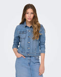JDY - MOON L/S JACKET - MEDIUM BLUE DENIM