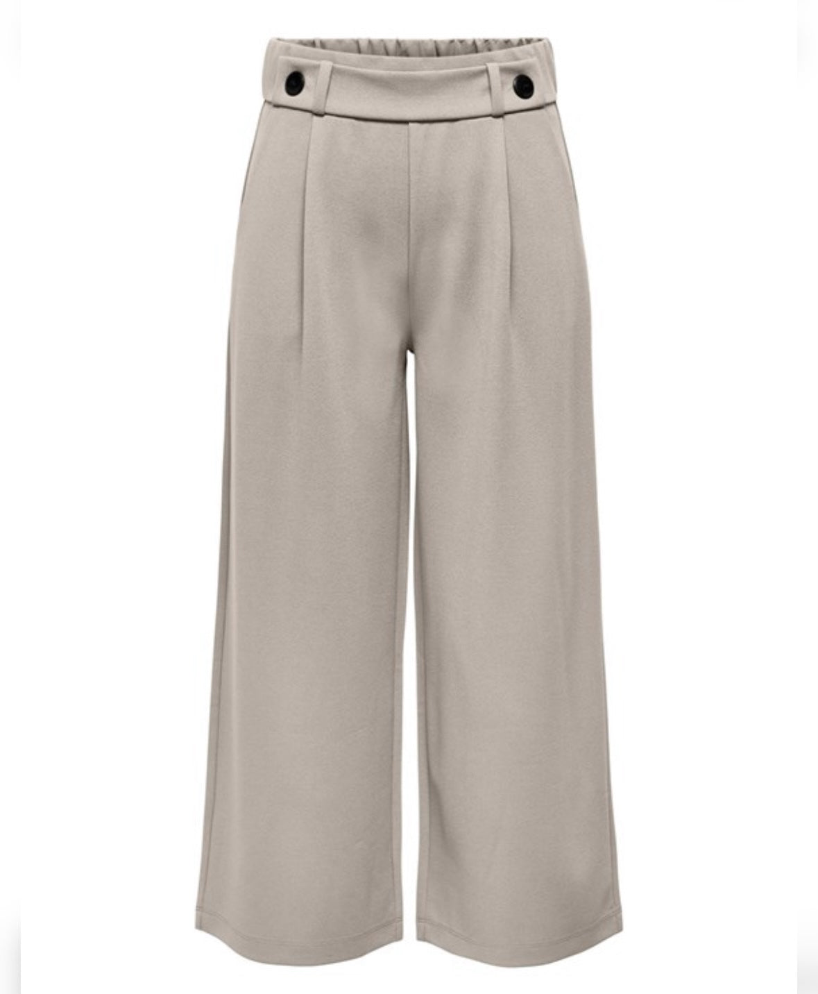 JDY - GEGGO NEW ANCLE PANTS - CHATEAU GRAY - BLACK BUTT