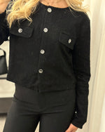 Ladda upp bild till gallerivisning, JDY - ALLY L/S BOUCLE BLAZER JRS - BLACK
