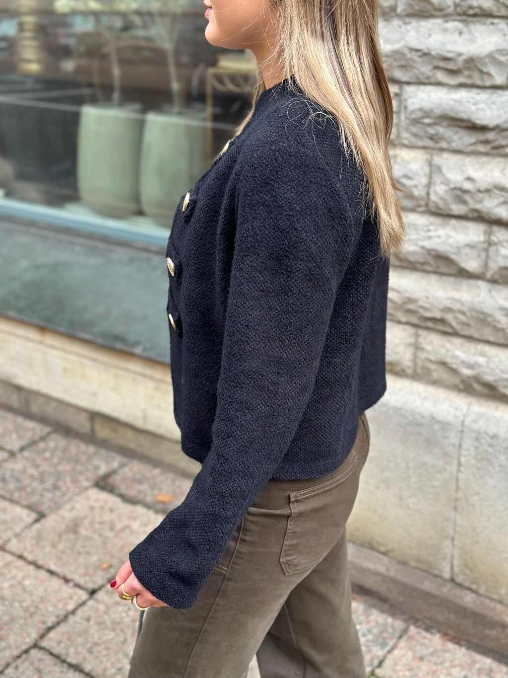 MARTA - MARLOWE JACKET - BLACK