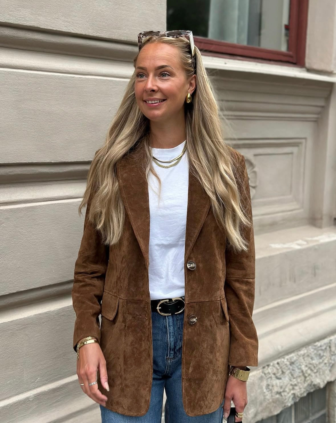 VEROMODA - PERNILLE LA SUEDE JACKET - CHOCOLATE FONDANT