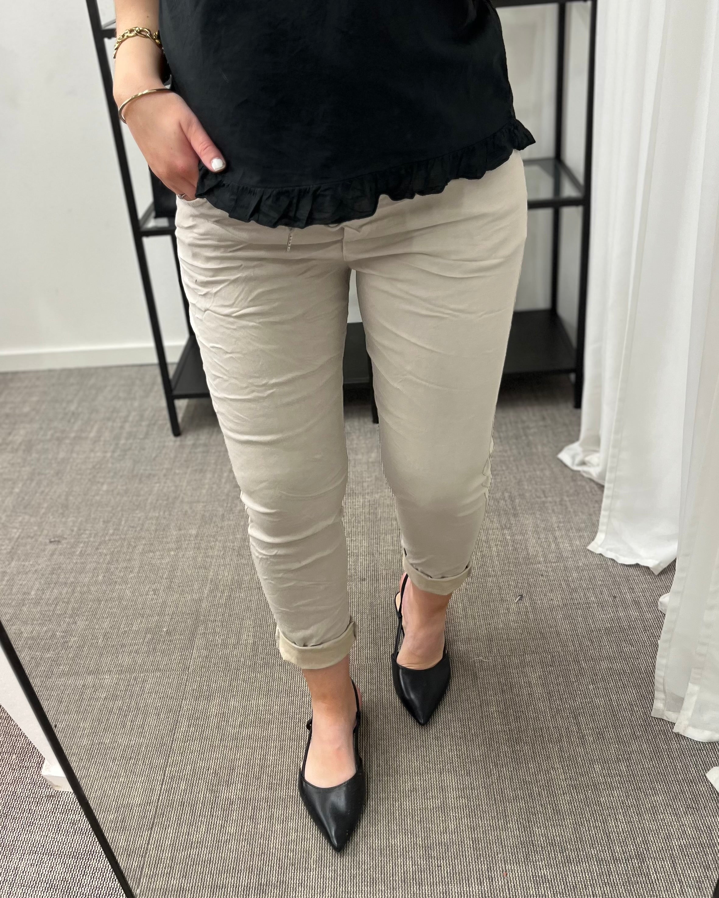 MARTA - BYXA 68702 - BEIGE