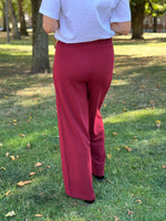 Ladda upp bild till gallerivisning, JDY - GEGGO LIFE NEW LONG PANT - CABERNET/BLACK BUTT
