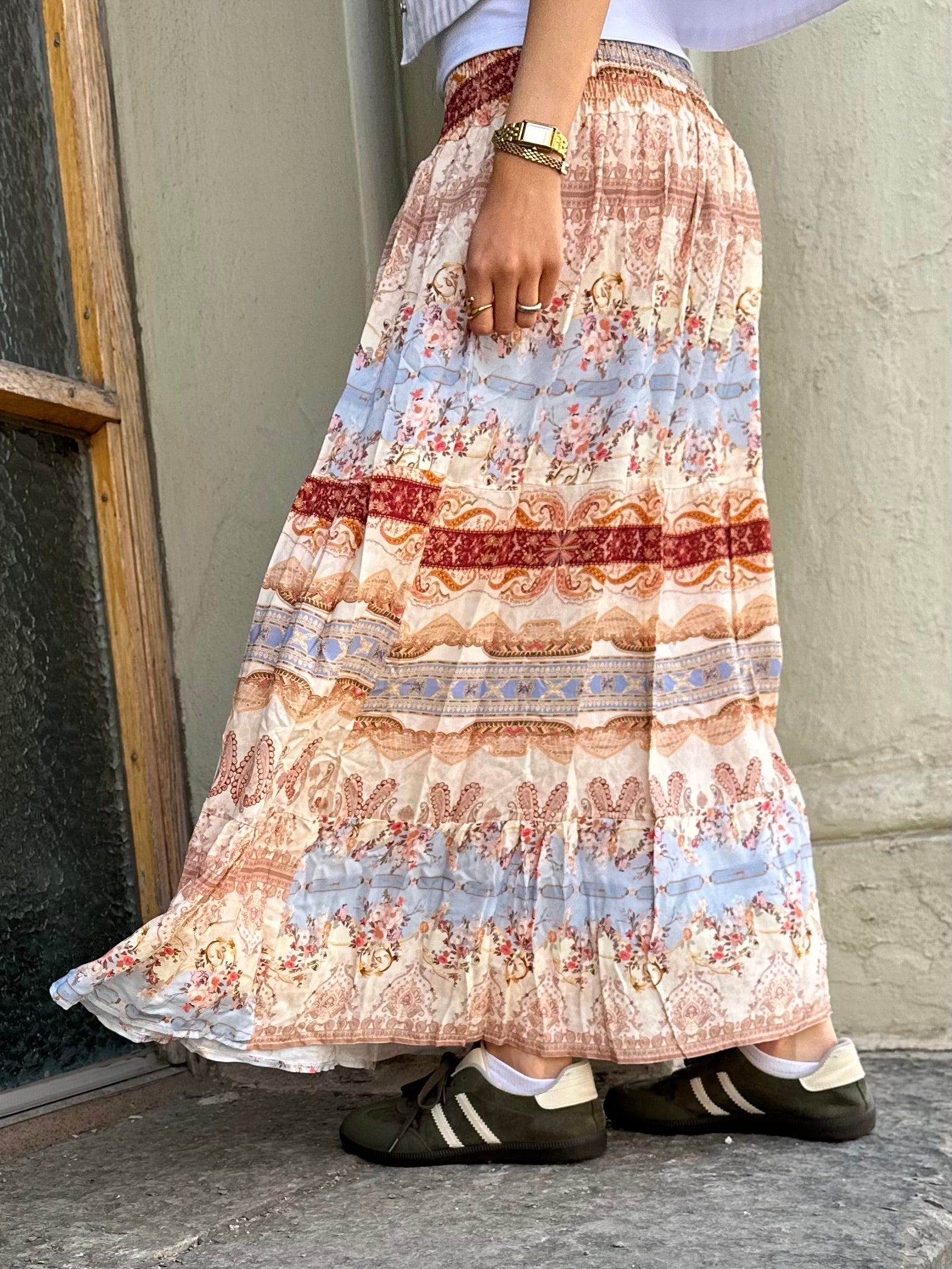 MARTA - SMOCKKJOL 5201 - BEIGE6534