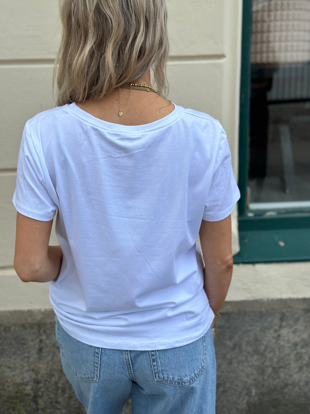MARTA - SOHO T-SHIRT 84275 - WHITE/BABY